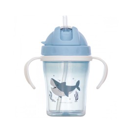 Ποτηράκι με Καλαμάκι Shark