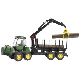 Τρακτέρ John Deere με Γερανό και 4 Κορμούς