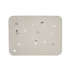Silicone Placemat Rectangle - Ballerina