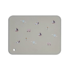 Silicone Placemat Rectangle - Vehicles