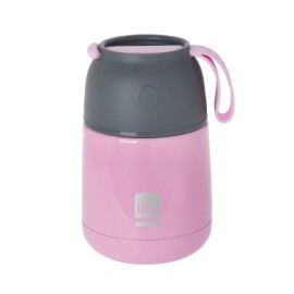 Ecolife Ανοξείδωτο Φαγητοδοχείο 450 ml - Ροζ