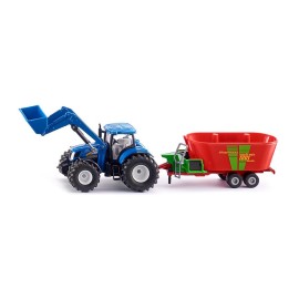 Τρακτέρ New Holland με Φορτωτή και Αναμικτήρα