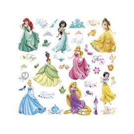 Αυτοκόλλητο τοίχου Πριγκίπισσες της Disney (glitter)